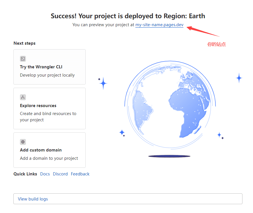 pages部署成功